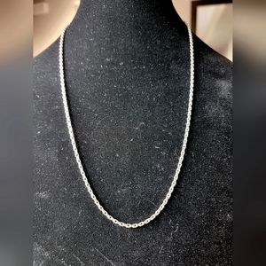 14k Solid White Gold Necklace !!!